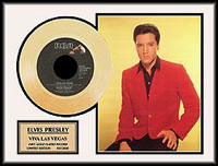 Viva Las Vegas Limited Edition 24 Kt Gold Record